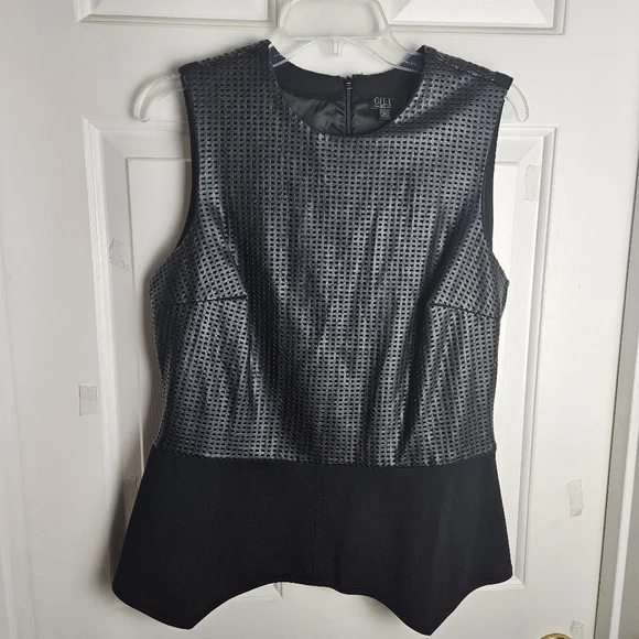 G.I.L.I. (Got It Love It) Women Striking Black Faux Top Size 14 - Picture 1 of 10